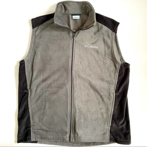 Columbia Grey & Black Vest NEW Men’s Large - Picture 1 of 11